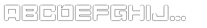 Gendred Circular Outline FONT
