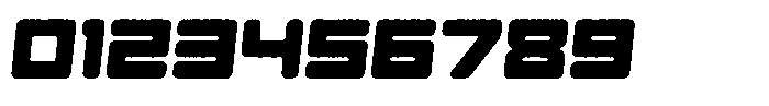Gendred Circular Rough Italic Font OTHER CHARS