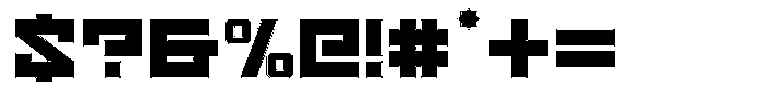 Gendred Rimmed Font OTHER CHARS