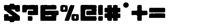 Gendred Rounded Angular Font OTHER CHARS