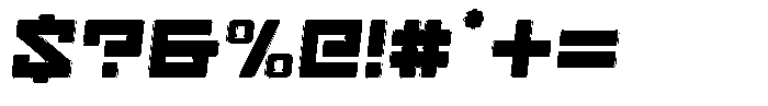 Gendred Rounded Rimmed Italic Font OTHER CHARS