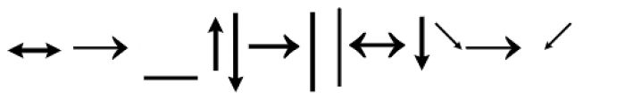 General Symbols 2 Font LOWERCASE