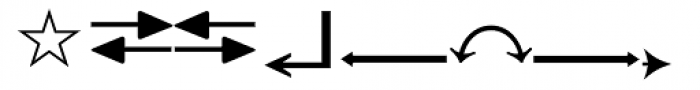 General Symbols 3 Font UPPERCASE