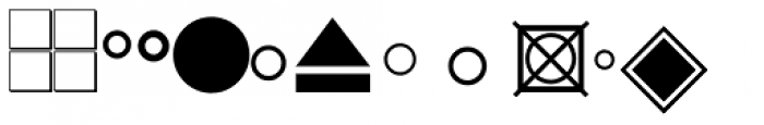 General Symbols 5 Font LOWERCASE