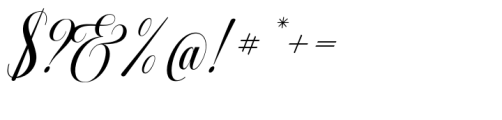 Generale Script Italic Font OTHER CHARS