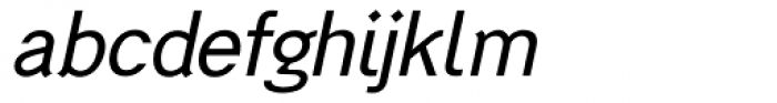 Generation Gothic Italic Font LOWERCASE