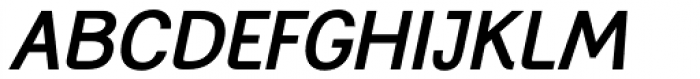 Generation Gothic Medium Italic Font UPPERCASE