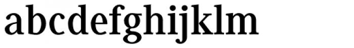 Generis Serif Com Bold Font LOWERCASE