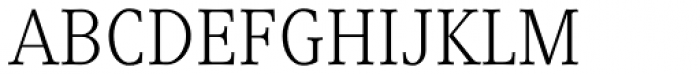 Generis Serif Com Light Font UPPERCASE