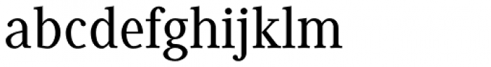 Generis Serif Com Medium Font LOWERCASE
