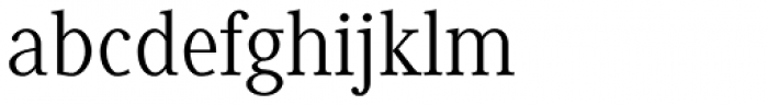 Generis Serif Com Regular Font LOWERCASE