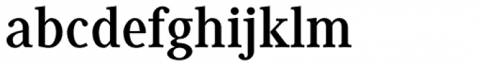 Generis Serif Std Bold Font LOWERCASE