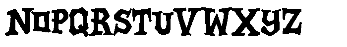 Genetiz Font LOWERCASE