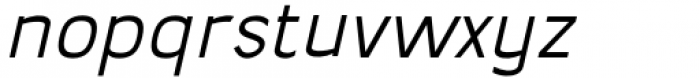 Genia Thin Italic Font LOWERCASE
