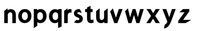 Genis Neue Bold Font LOWERCASE