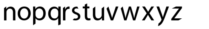 Genis Neue Regular Font LOWERCASE