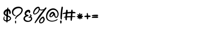 Genisse Font OTHER CHARS