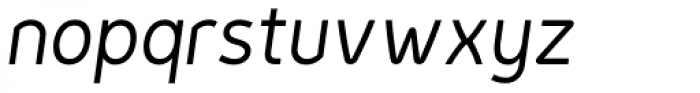 Genius Regular Italic Font LOWERCASE