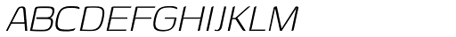 Genos Light Italic Font UPPERCASE