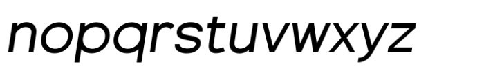 Genova Italic Font LOWERCASE