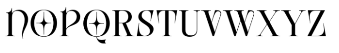 Genshino Font UPPERCASE