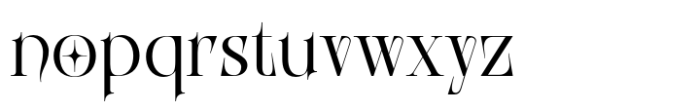 Genshino Font LOWERCASE