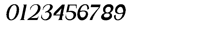 Gentano Athiroen  Italic Black Condensed Font OTHER CHARS