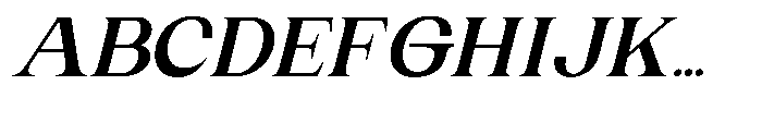 Gentano Athiroen  Italic Black Expanded Font UPPERCASE