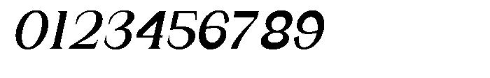 Gentano Athiroen  Italic Black Semi Condensed Font OTHER CHARS