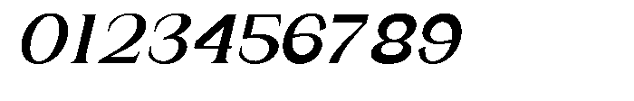 Gentano Athiroen  Italic Black Semi Expanded Font OTHER CHARS