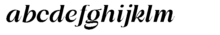 Gentano Athiroen  Italic Black Semi Expanded FONT