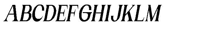 Gentano Athiroen  Italic Black Ultra Condensed Font UPPERCASE
