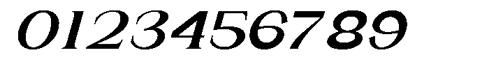 Gentano Athiroen  Italic Black Ultra Expanded Font OTHER CHARS