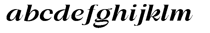 Gentano Athiroen  Italic Black Ultra Expanded FONT