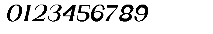 Gentano Athiroen  Italic Black Font OTHER CHARS