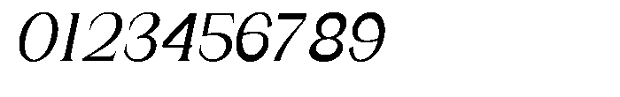 Gentano Athiroen  Italic Bold Condensed Font OTHER CHARS