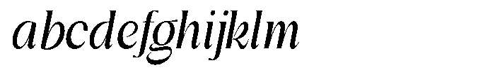 Gentano Athiroen  Italic Bold Extra Condensed FONT