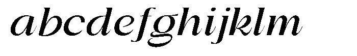 Gentano Athiroen  Italic Bold Extra Expanded FONT