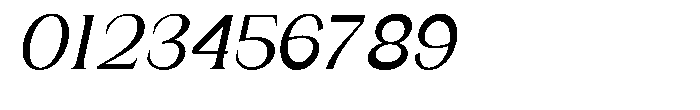 Gentano Athiroen  Italic Bold Semi Condensed Font OTHER CHARS