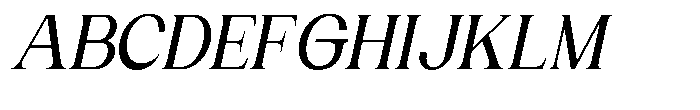Gentano Athiroen  Italic Bold Semi Condensed Font UPPERCASE