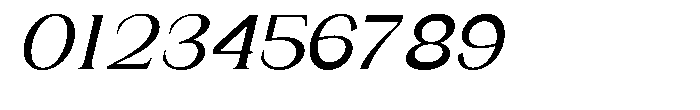 Gentano Athiroen  Italic Bold Semi Expanded Font OTHER CHARS