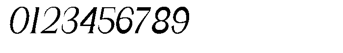 Gentano Athiroen  Italic Bold Ultra Condensed Font OTHER CHARS