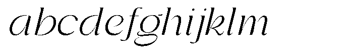 Gentano Athiroen  Italic Expanded FONT