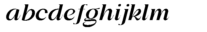 Gentano Athiroen  Italic Extra Bold Expanded FONT