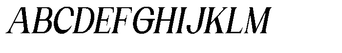 Gentano Athiroen  Italic Extra Bold Extra Condensed Font UPPERCASE