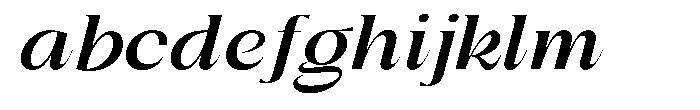 Gentano Athiroen  Italic Extra Bold Extra Expanded FONT