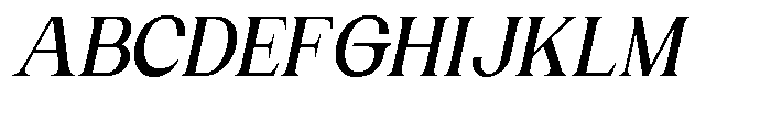 Gentano Athiroen  Italic Extra Bold Semi Condensed Font UPPERCASE
