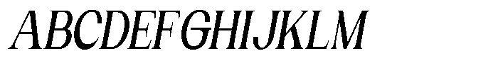 Gentano Athiroen  Italic Extra Bold Ultra Condensed Font UPPERCASE