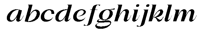 Gentano Athiroen  Italic Extra Bold Ultra Expanded FONT