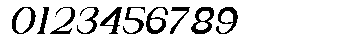 Gentano Athiroen  Italic Extra Bold Font OTHER CHARS